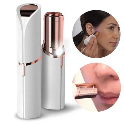 LumeFlex- Depilador Batom Portátil Facial Buço Rosto Aparador Pelos